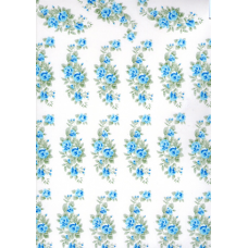 Ref. 78464 - DECALQUE RAMO DE FLORES AZUIS PQ. 460/21 Ref. 78464 - DECALQUE RAMO DE FLORES AZUIS PQ. 460/21